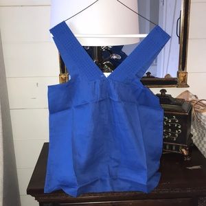 New Jcrew Blue Linen Tank Size 8-  $58 🌈